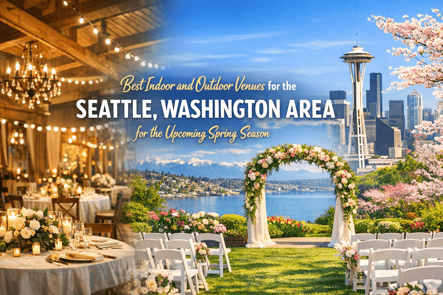 Best Indoor and Outdoor Venues for the Seattle, Washington Area for the Upcoming Spring Season
